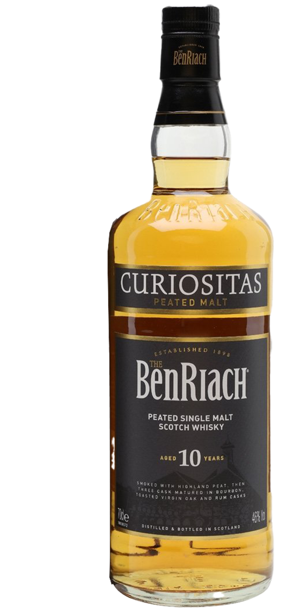 Whisky Of Scotland BenRiach 10 year old Curiositas Whisky Of Scotland BenRiach 10 year old Curiositas