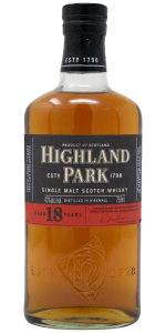 Whisky Of Scotland Highland Park 18 Year Οld