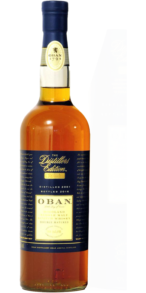 Whisky Of Scotland Oban Montilla Fino Cask Finish Distillers Edition (2001) Whisky Of Scotland Oban Montilla Fino Cask Finish Distillers Edition (2001)