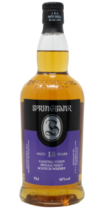 Whisky Of Scotland SpringBank 18 Year Old