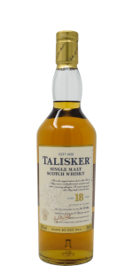 Whisky Of Scotland Talisker 18 Year Old