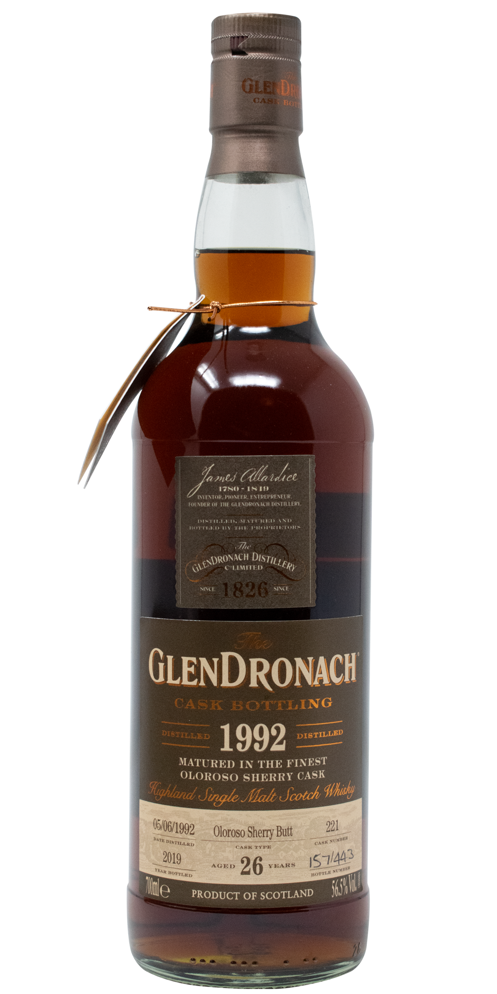Whisky Of Scotland Glendronach 26 Year Οld (1992) Whisky Of Scotland Glendronach 26 Year Οld (1992)